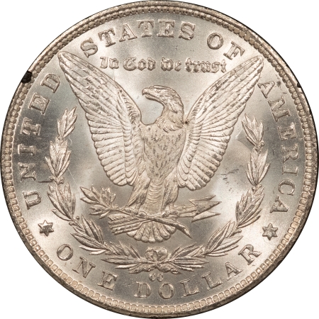 Dollars 1882-CC MORGAN $1, BLACK GSA HOLDER W/ BOX & CERT; LUSTROUS WHITE CHOICE BU!