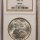 Morgan Dollars 1885-O $1 MORGAN DOLLAR – NGC MS-66, BLAST WHITE & SUPERB!
