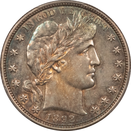 Barber Halves 1892-O BARBER HALF DOLLAR – PCGS AU-53, VERY SCARCE!