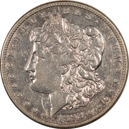 Morgan Dollars 1892-S $1 MORGAN DOLLAR – HIGH GRADE CIRCULATED EXAMPLE, CLEANED, TOUGH DATE!