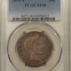 Barber Halves 1893-O BARBER HALF DOLLAR – PCGS XF-45, BETTER DATE!
