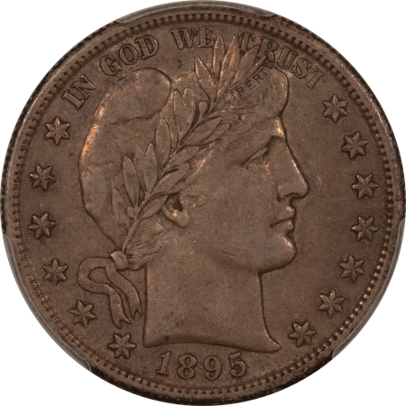 Barber Halves 1895-S BARBER HALF DOLLAR – PCGS XF-40, TOUGH!