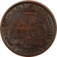 Exonumia 1863-69 MOUNT HOLLY NJ TOKEN, ALFRED R SHREVE NJ-MH-S WHITE METAL PROOFLIKE UNC!