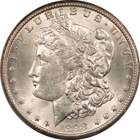 Morgan Dollars 1898-O $1 MORGAN DOLLAR – WHITE, UNCIRCULATED!