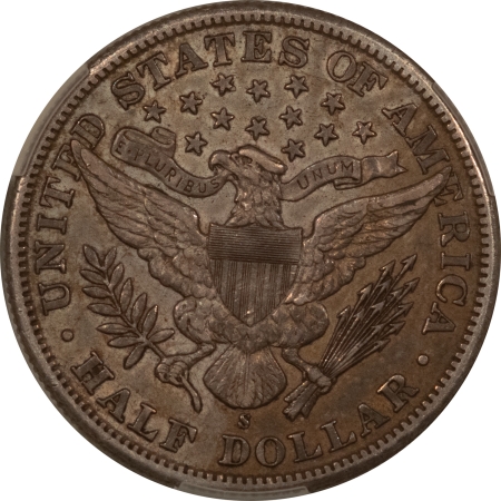 Barber Halves 1898-S BARBER HALF DOLLAR – CAC XF-45, SCARCE! CAC APPROVED!