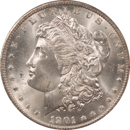 Morgan Dollars 1901-O $1 MORGAN DOLLAR – NGC MS-66, BLAST WHITE & NICE, TOUGHER DATE!