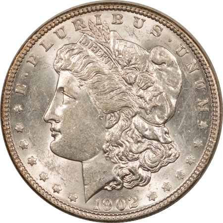 Morgan Dollars 1902 $1 MORGAN DOLLAR – NICE FRESH, ABOUT UNCIRCULATED+