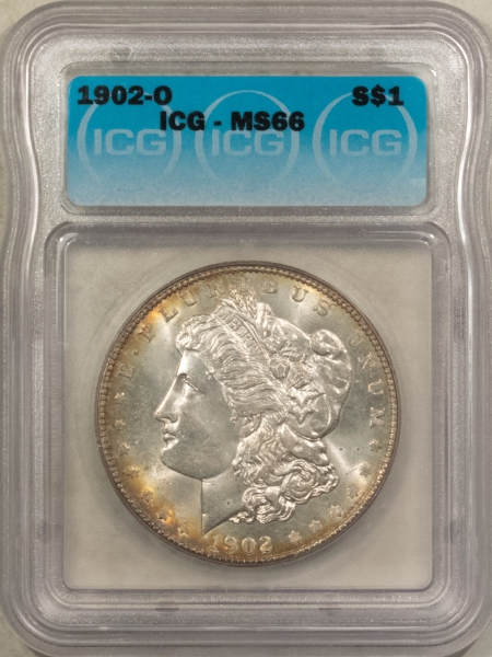 Morgan Dollars 1902-O $1 MORGAN DOLLAR – ICG MS-66 ATTRACTIVE & DECENT!