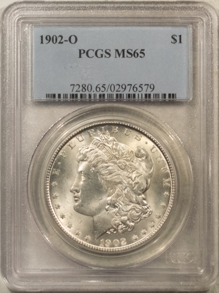 Morgan Dollars 1902-O $1 MORGAN DOLLAR – PCGS MS-65