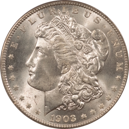 Morgan Dollars 1903-O $1 MORGAN DOLLAR – PCGS MS-65, BLAST WHITE KEY-DATE!