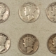 Mercury Dimes 1925 1934 1937-D 1939-D MERCURY DIMES, LOT/4 – HIGH GRADE EXAMPLES!