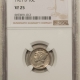 Barber Dimes 1905-S BARBER DIME – NGC VF-25