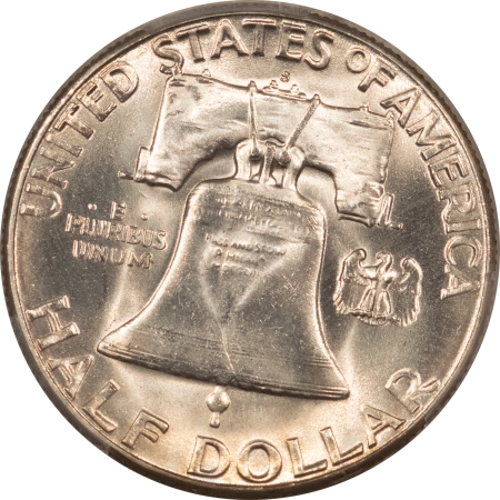 Franklin Halves 1954-S FRANKLIN HALF DOLLAR, “BUGS BUNNY” FS-401 – PCGS MS-64, TOUGH VARIETY!