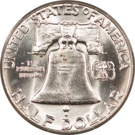 Franklin Halves 1963 FRANKLIN HALF DOLLAR “BUGS BUNNY” FS-401 – PCGS MS-64, NEAT VARIETY!