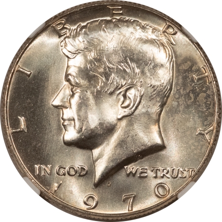 Kennedy Halves 1970-D KENNEDY SILVER HALF DOLLAR – PCGS MS-64
