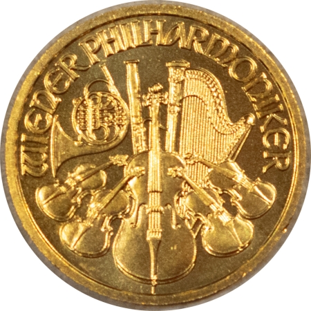 Bullion 2008 10 EURO 1/10 OZ .9999 GOLD AUSTRIA PHILARMONIC – GEM BRILLIANT UNCIRCULATED