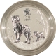 Bullion 2024 AUSTRALIA 2 OZ 9999 SILVER LUNAR SERIES-DRAGON; SEALED/ORIG GOVT CAP-GEM BU