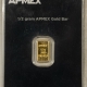 Bullion APMEX 1/2 GRAM GOLD BAR, .9999 – SEALED