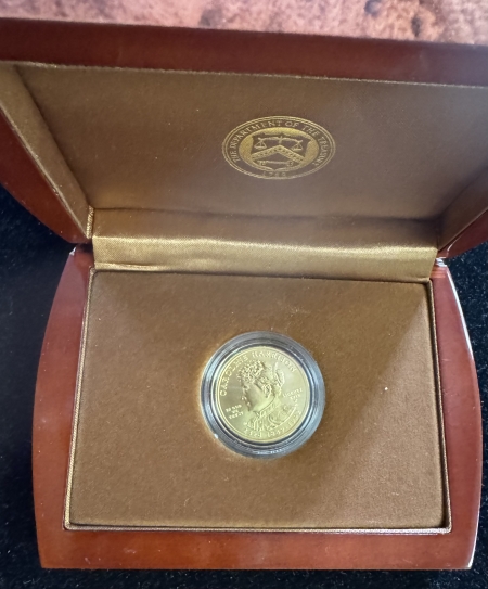 Gold Commems 2012 CAROLINE HARRISON 1/2 OZ .9999 GOLD FIRST SPOUSE, MINTAGE 2436, GEM BU-OGP!