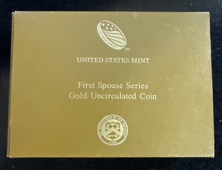Gold Commems 2012 CAROLINE HARRISON 1/2 OZ .9999 GOLD FIRST SPOUSE, MINTAGE 2436, GEM BU-OGP!