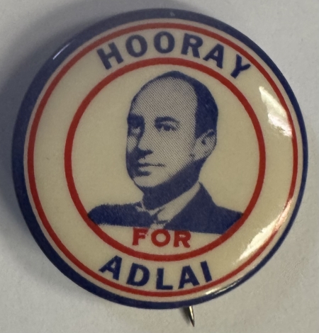 Other Collectibles RARE 1952 “HOORAY FOR ADLAI” ADLAI STEVENSON 1 1/4″ PICTURE CAMPAIGN BUTTON-MINT