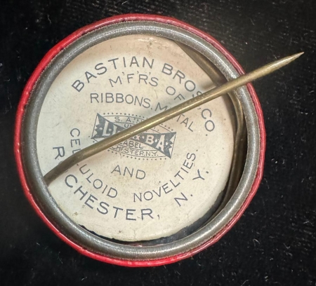 Political 1908 WILLIAM J BRYAN 1 1/4″ FULL COLOR, GRAPHIC ART NOUVEAU CAMPAIGN BUTTON-MINT