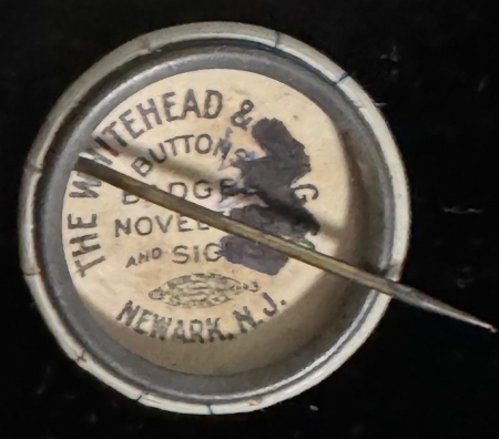 Political 1928 HERBERT HOOVER 1″ CONNECTICUT REPUBLICAN WOMEN’S ORGANIZATION BUTTON-MINT!