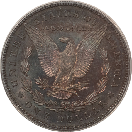 Morgan Dollars 1878 7TF $1 MORGAN DOLLAR, VAM-31 – ANACS MS-61, DEEPLY TONED BUT PRETTY!