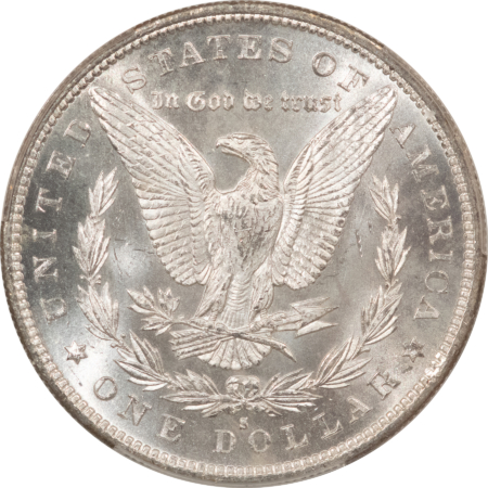 Dollars 1879-S MORGAN DOLLAR, CACG MS-63, BLAST-WHITE & PQ! CAC APPROVED