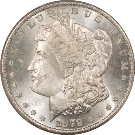 Morgan Dollars 1879-S $1 MORGAN DOLLAR – PCGS MS-65, BLAST WHITE GEM! PREMIUM QUALITY!