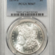 Morgan Dollars 1881 $1 MORGAN DOLLAR – PCGS MS-64, WHITE! (MINOR CHIPS ON HOLDER)