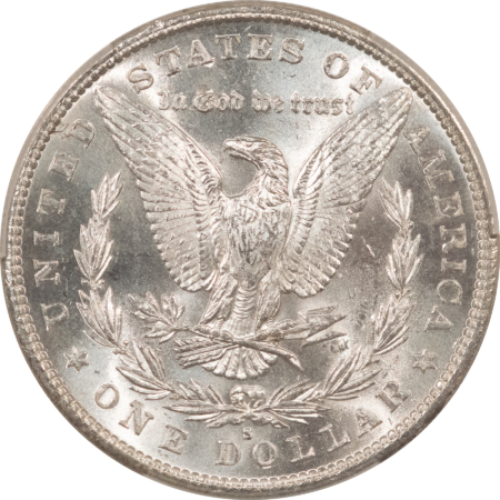 CAC Approved Coins 1881-S MORGAN DOLLAR, CACG MS-65, BLAST-WHITE GEM & PQ! CAC!