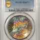 $5 1914 $5 INDIAN GOLD HALF EAGLE – PCGS AU-58, SCARCE! UNDER RATED DATE!