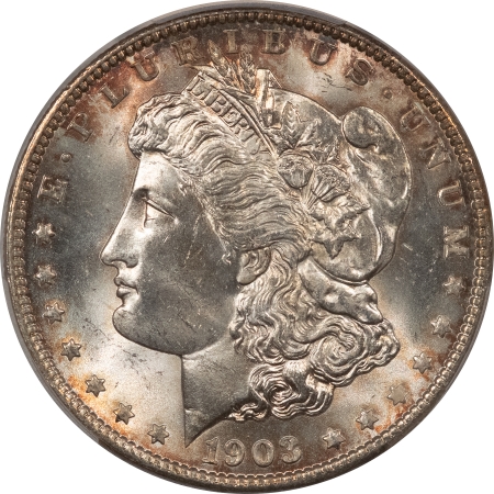 Dollars 1903-O $1 MORGAN DOLLAR – PCGS MS-65+, LOOKS 66, PREMIUM QUALITY!