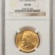 $10 1908-D $10 INDIAN GOLD EAGLE, NO MOTTO – PCGS MS-61 SAINT GAUDENS HOLDER, SCARCE