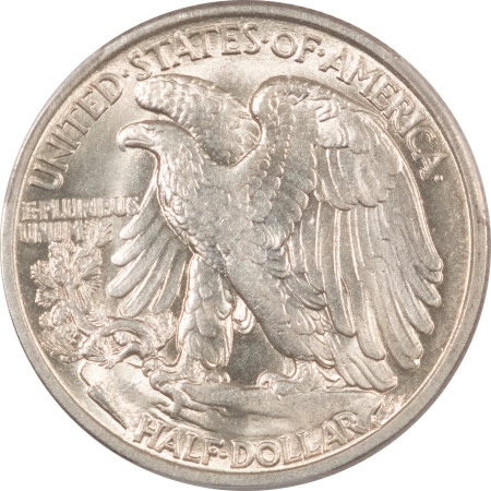 New Certified Coins 1917-D WALKING LIBERTY HALF DOLLAR, OBVERSE – PCGS AU-58, BLAST WHITE, LOOKS BU!