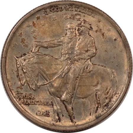 New Store Items 1925 STONE MOUNTAIN COMMEMORATIVE HALF DOLLAR – FRESH CHOICE+ BU, CLAIMS TO GEM!