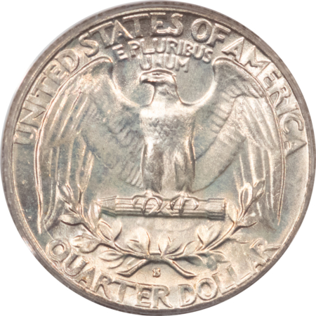 New Certified Coins 1940-S WASHINGTON QUARTER – PCGS MS-65, LUSTROUS WHITE GEM!