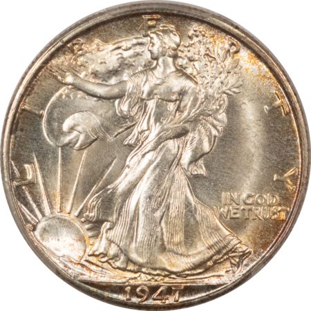 U.S. Certified Coins 1947-D WALKING LIBERTY HALF DOLLAR – PCGS MS-66, FRESH & PREMIUM QUALITY!