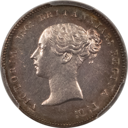 New Store Items 1875 GREAT BRITAIN SILVER MAUNDY 4 PENCE, S-3917 – PCGS PL-63, PRETTY!