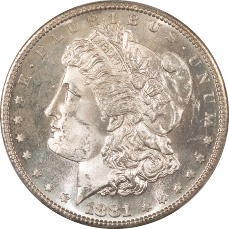 Morgan Dollars 1881-S $1 MORGAN DOLLAR – PCGS MS-64 PL, PROOFLIKE & PREMIUM QUALITY!