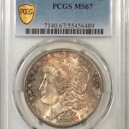 New Store Items 1882-S $1 MORGAN DOLLAR – PCGS MS-67, SUPERB!