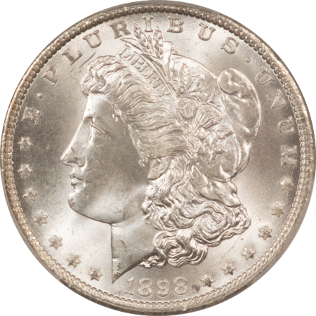 Morgan Dollars 1898-O $1 MORGAN DOLLAR – PCGS MS-66, WHITE & PREMIUM QUALITY!