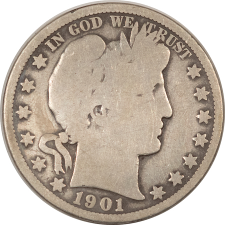 Barber Halves 1901-O BARBER HALF DOLLAR – CIRCULATED