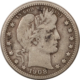 Barber Quarters 1908-D BARBER QUARTER – PLEASING CIRCULATED EXAMPLE!