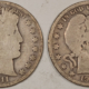 Barber Halves 1909 1909-S BARBER HALF DOLLARS, LOT OF 2 – CIRCULATED