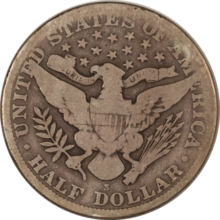 Barber Halves 1915-S BARBER HALF DOLLAR – CIRCULATED!