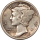 Mercury Dimes 1916-S MERCURY DIME – UNCIRCULATED BUT CLEANED!