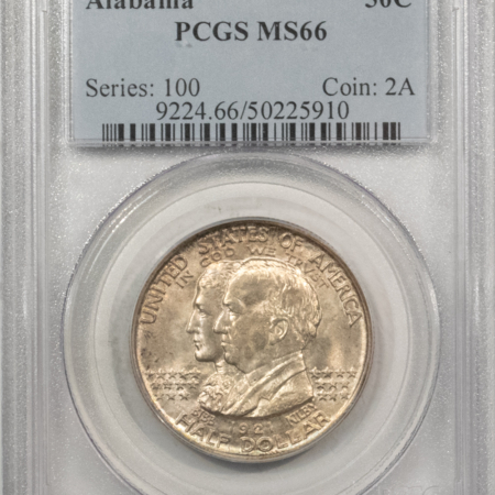 New Store Items 1921 ALABAMA COMMEMORATIVE HALF DOLLAR – PCGS MS-66, FRESH & PREMIUM QUALITY!