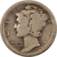 Mercury Dimes 1921 MERCURY DIME – FILLER, KEY-DATE!